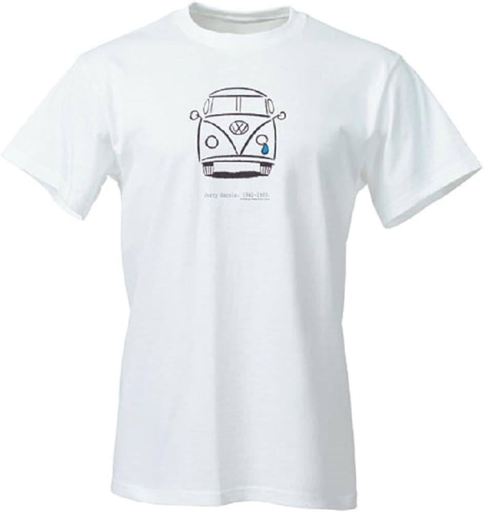 Volkswagen Jerry Garcia Tribute White Crying Bus T-Shirt (Medium)